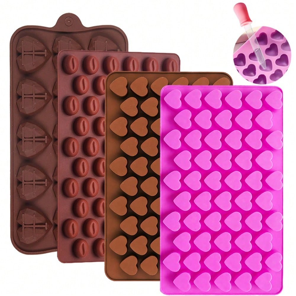 2pcs/set Heart-shaped Coffee B - Candle Wax Scale ulasan dan harga