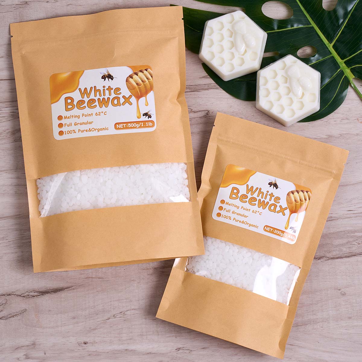 1000g White Beeswax DIY Candle - Candle Supplies Beeswax ulasan dan harga