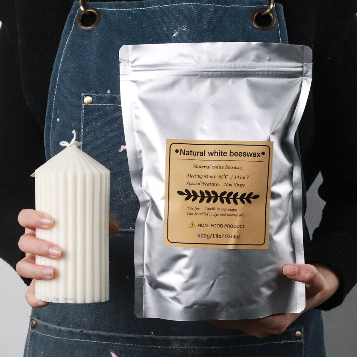 White Beeswax Pure Natural Gra - Candle Supplies Beeswax ulasan dan harga
