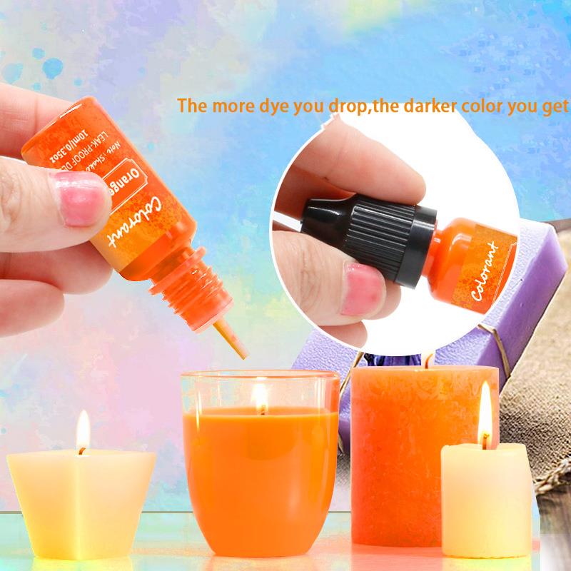 20 Colors 10ml Candle Wax Pigm - Candle Supplies Beeswax ulasan dan harga