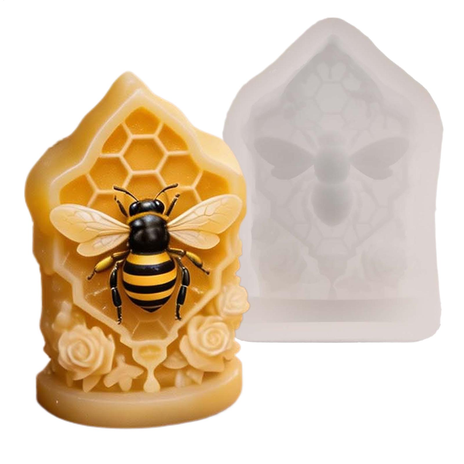 Honey Comb Silicone Mold 3D Ho - Candle Supplies Beeswax ulasan dan harga