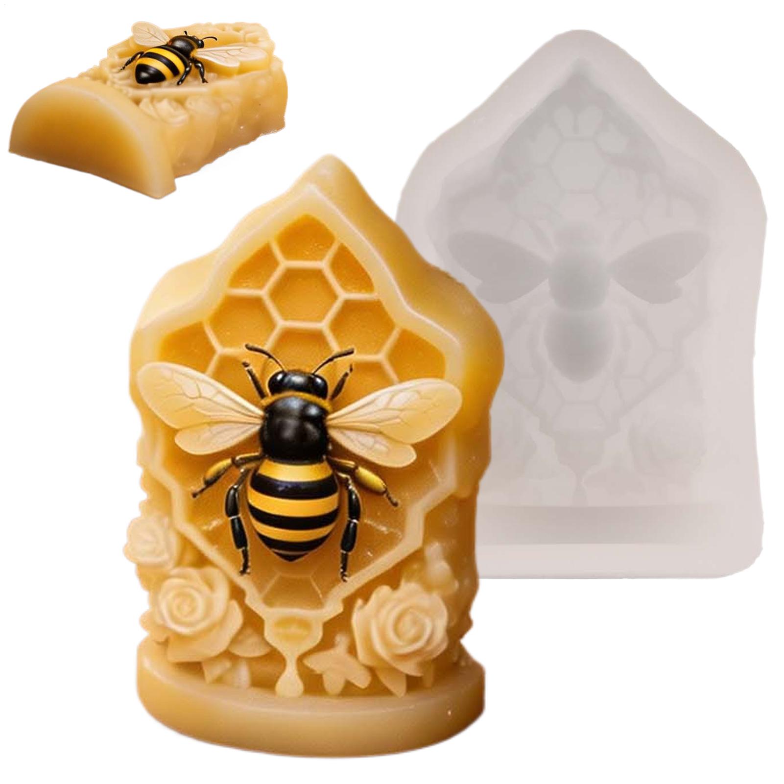 Honey Comb Silicone Mold 3D Ho - Candle Supplies Beeswax ulasan dan harga