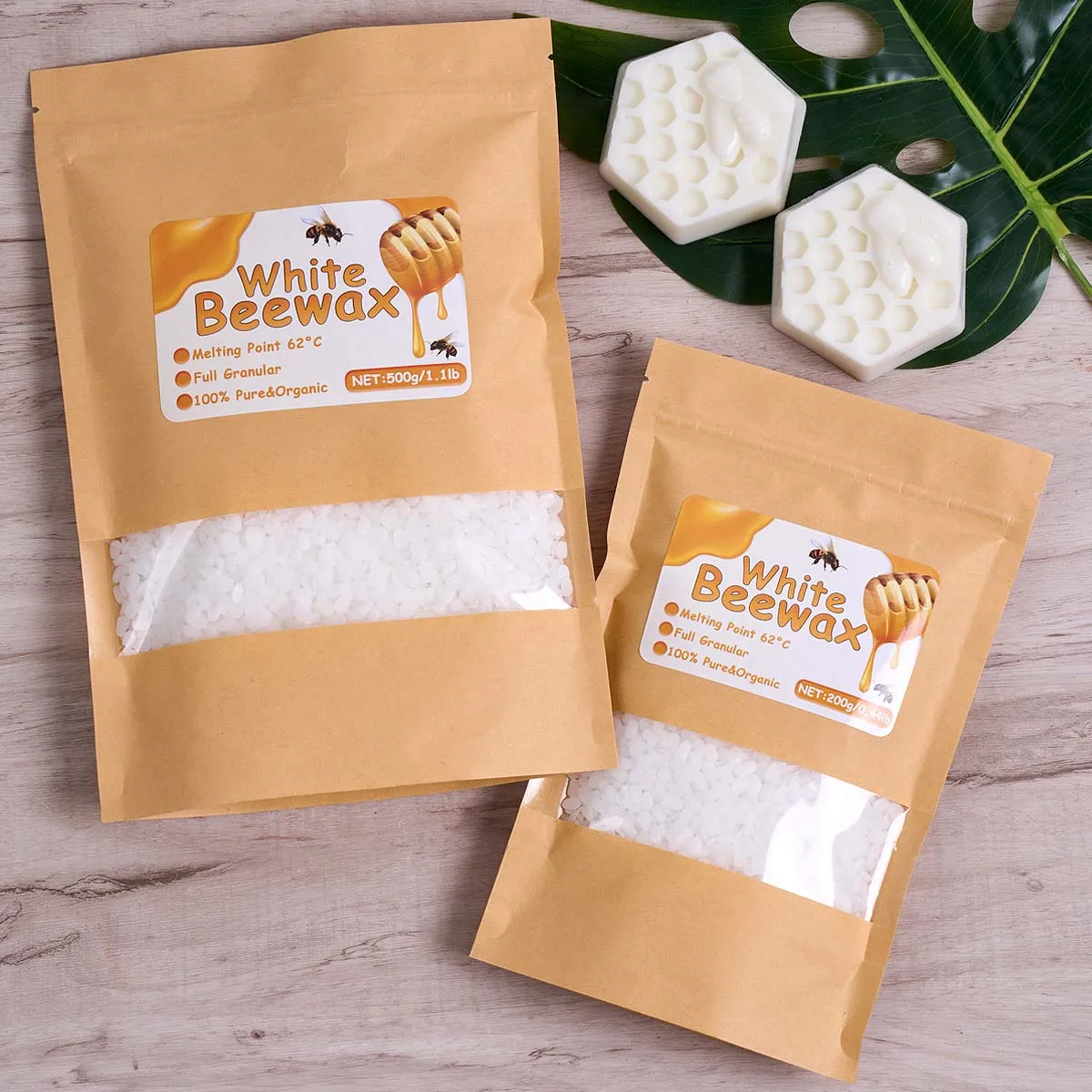 500g White Beeswax DIY Candle  - Candle Supplies Beeswax ulasan dan harga