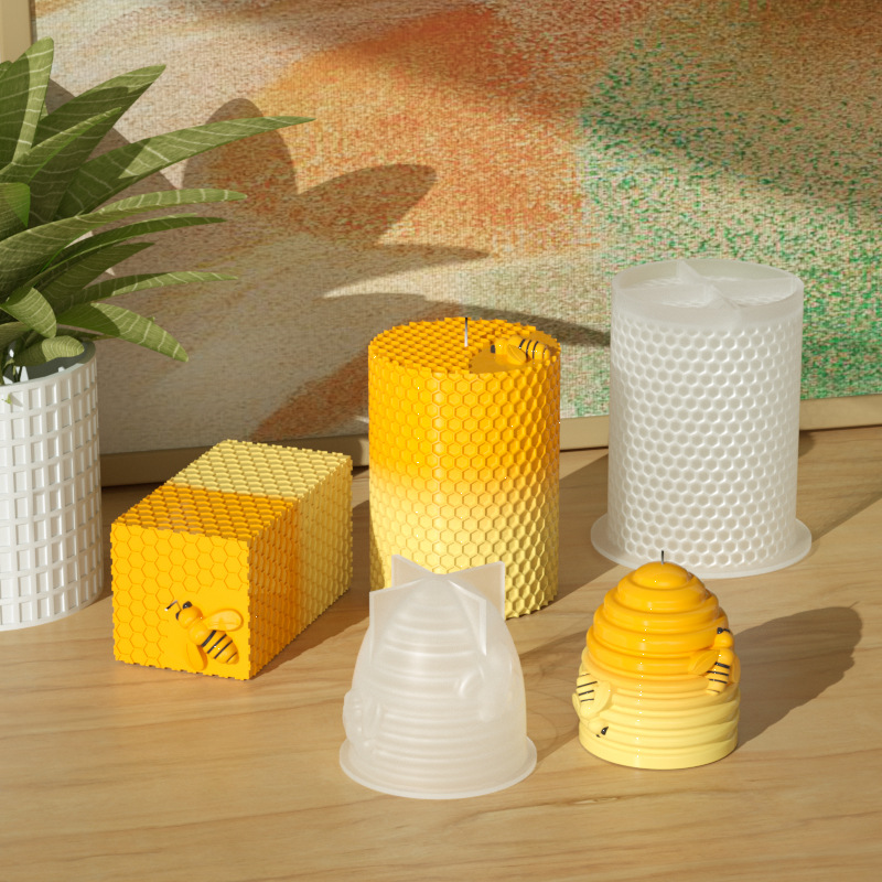 Candle Silicone Mold 3D Bee Ho - Candle Supplies Beeswax ulasan dan harga